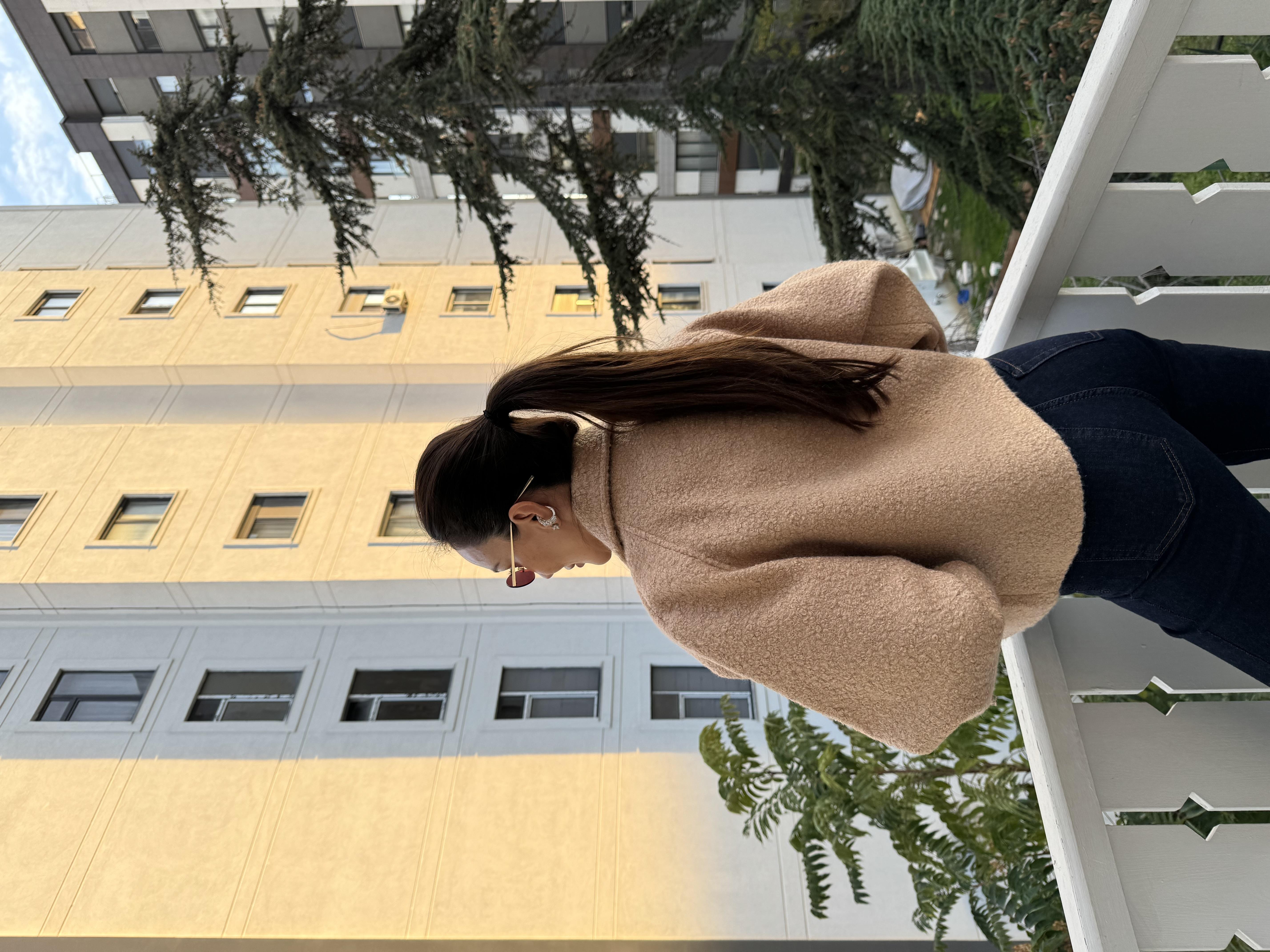 Vizon Kısa Buklet Ceket