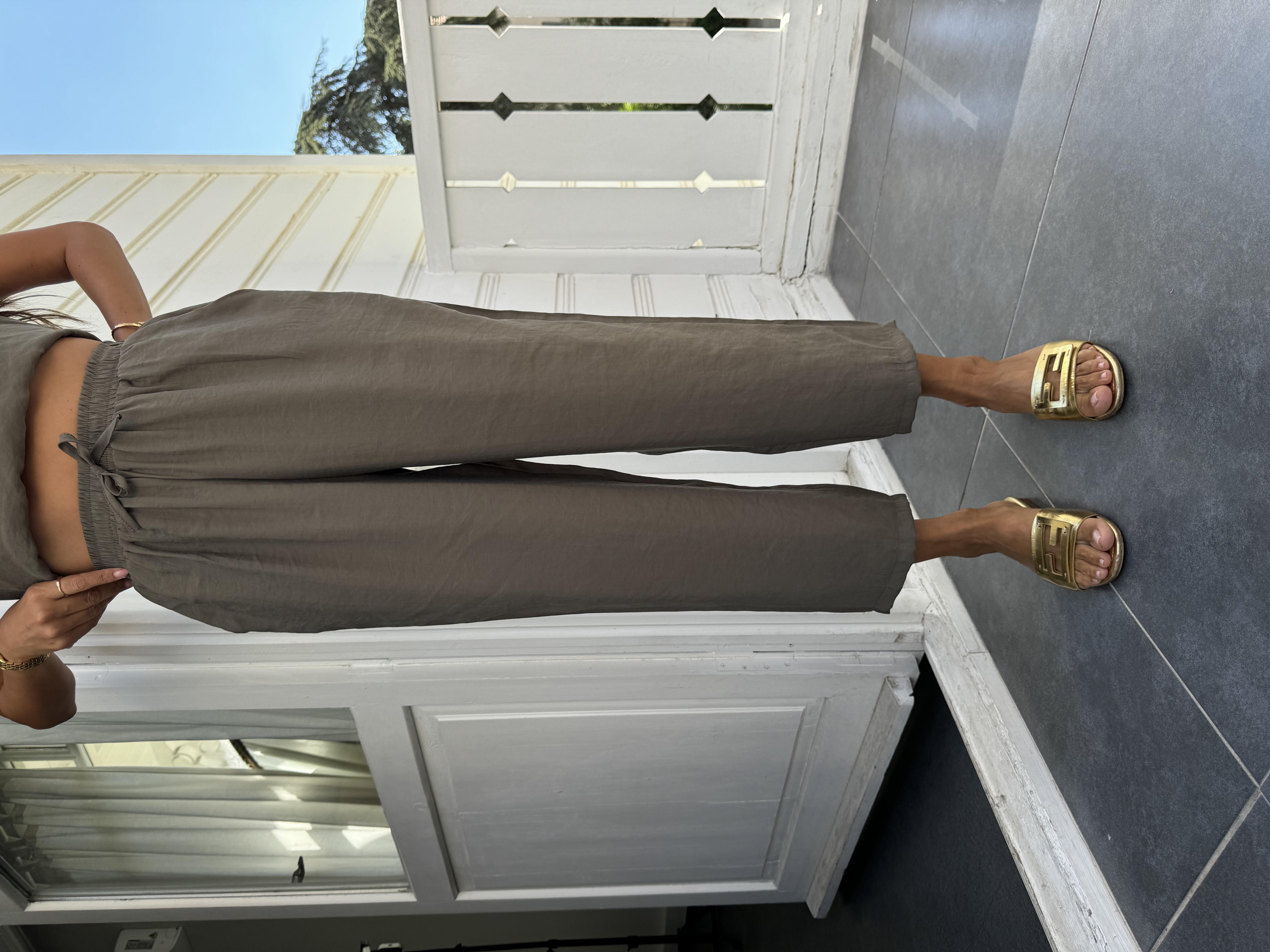 Vizon Tencel Kumaş Pantolon Takım