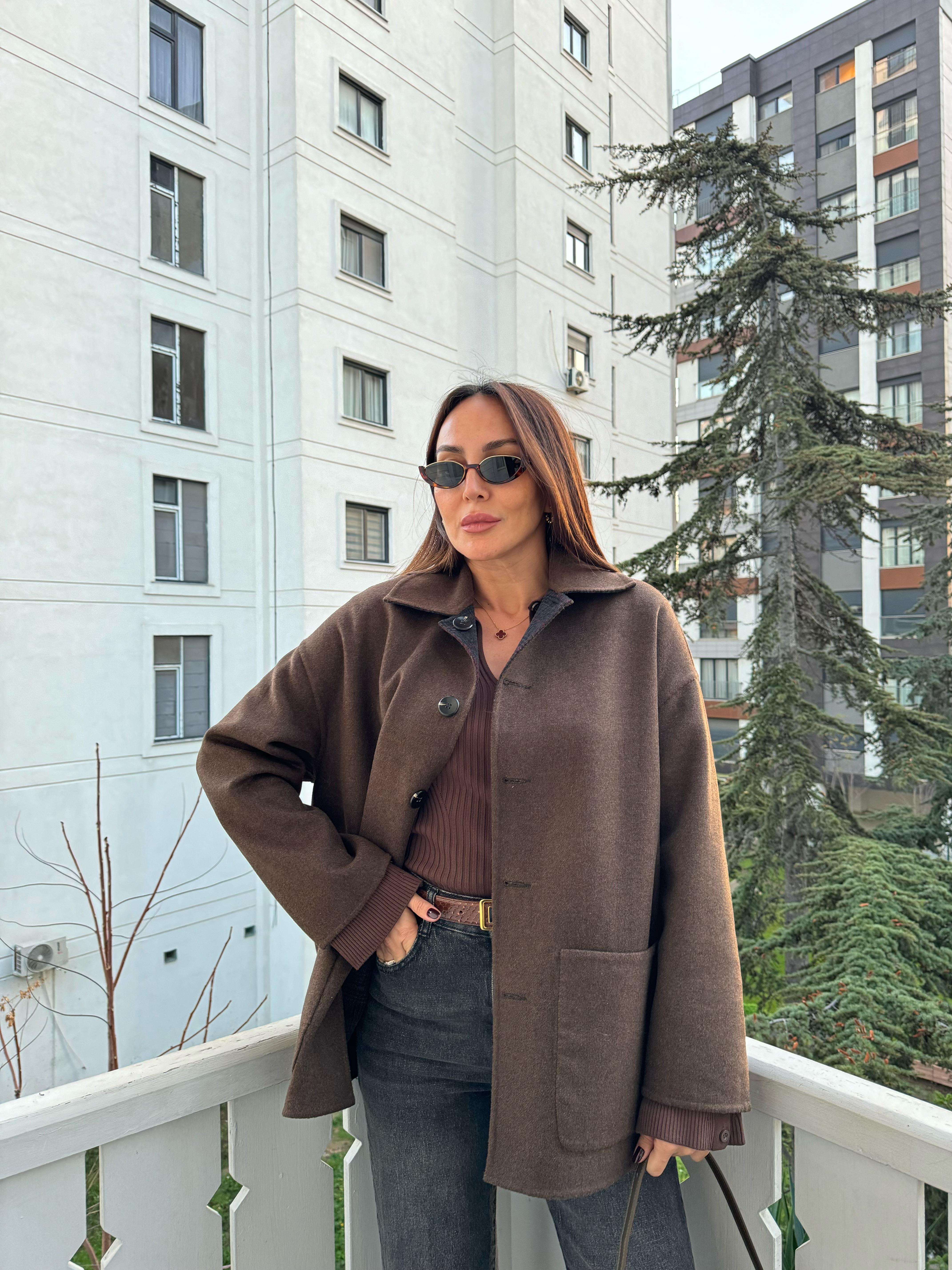 Yün Çift Taraflı Ceket