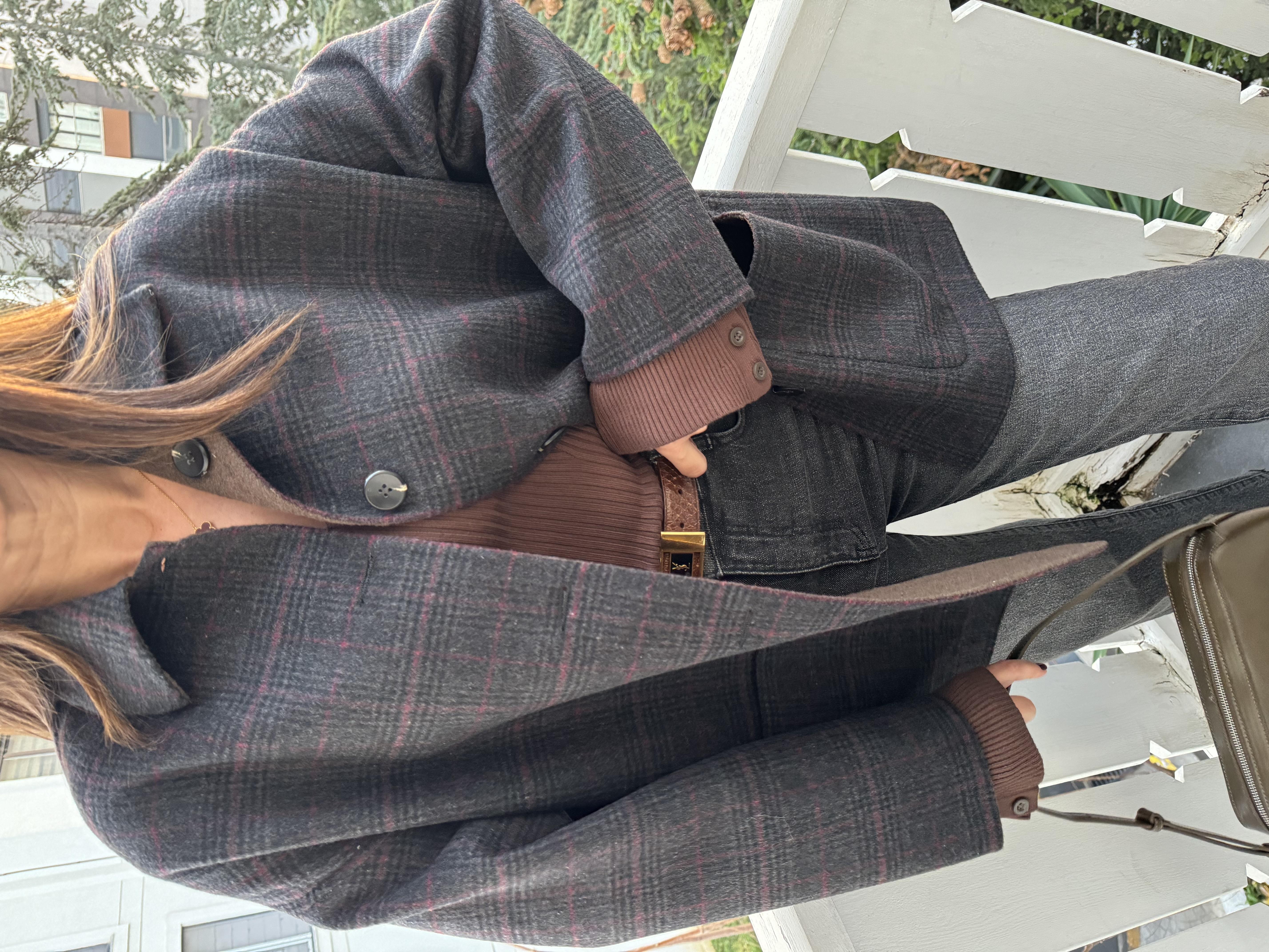 Yün Çift Taraflı Ceket