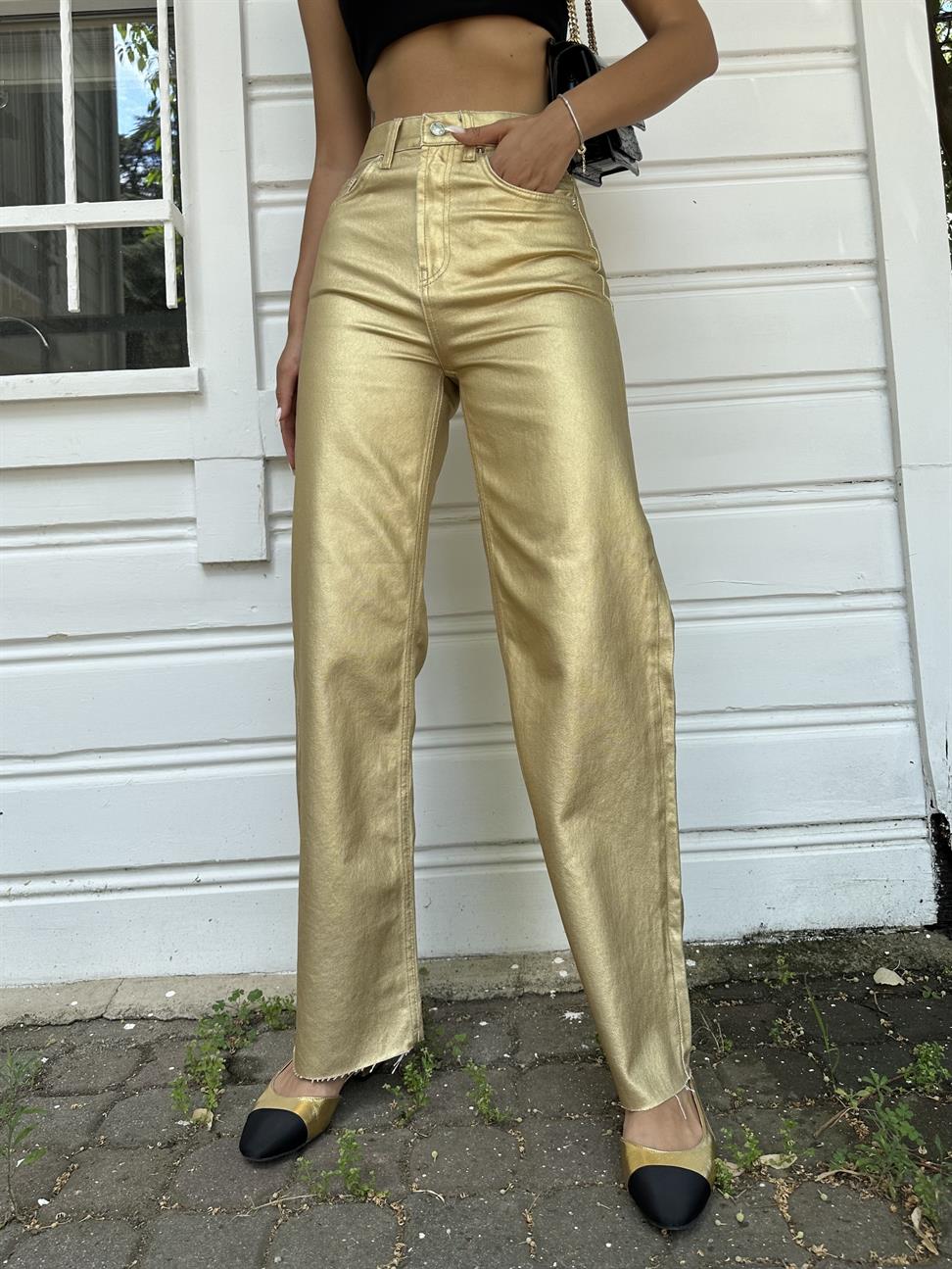 Gold Pantolon