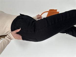 Süper Siyah Mom Fit