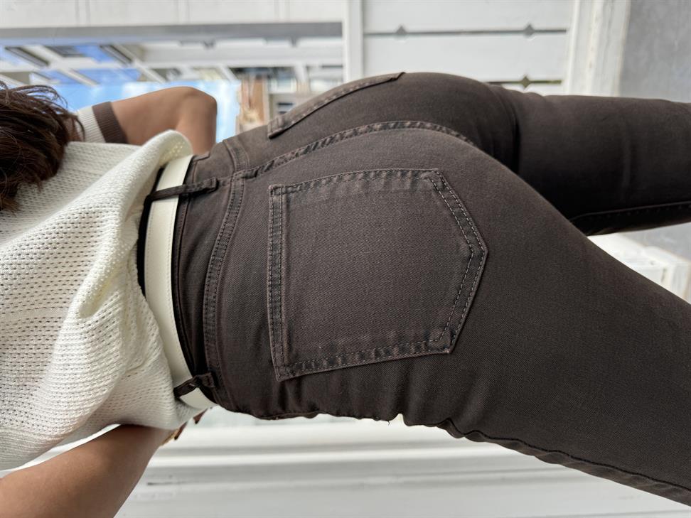 Acı Kahve İspanyol Paça Denim