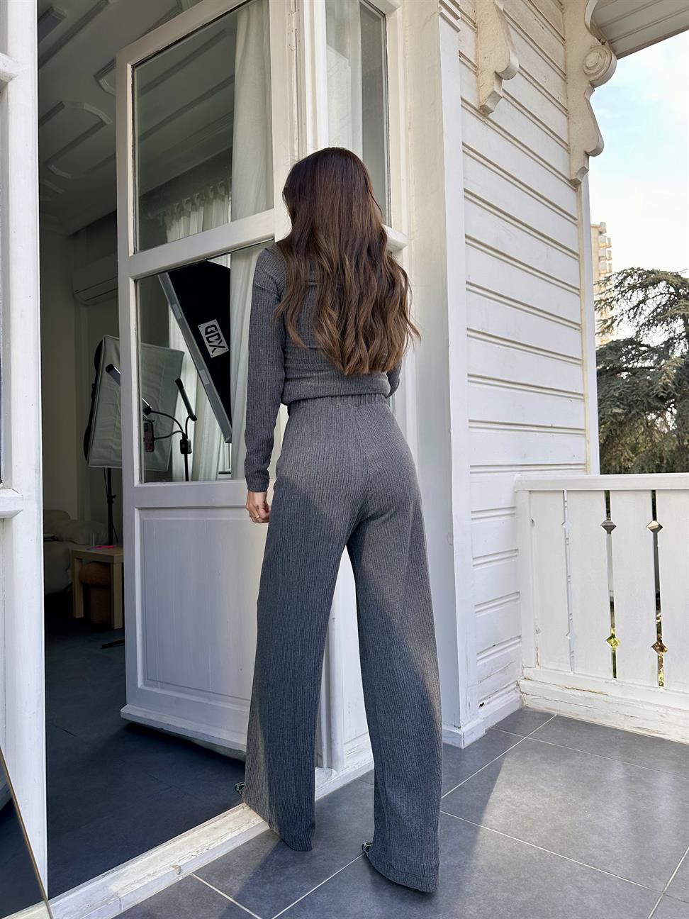 Antrasit Düşük Kol Kırınkıl Takım