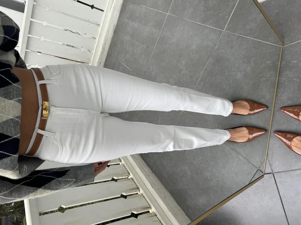 Beyaz Denim Pantolon