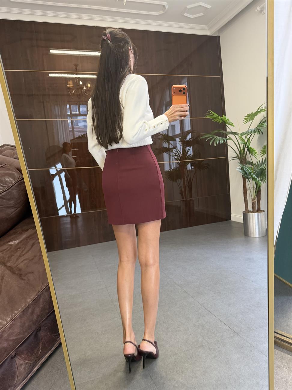 Bordo Mini Etek