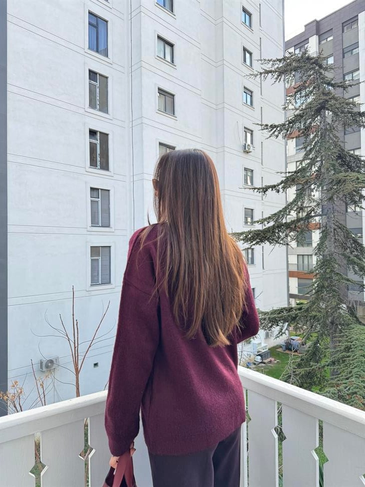 Bordo Sakallı Kazak