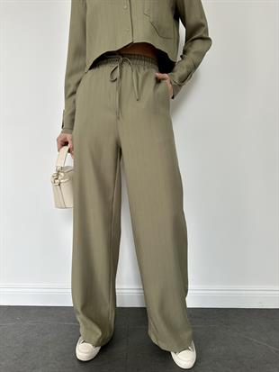 Cep Detaylı Takım Haki