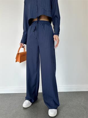 Cep Detaylı Takım Lacivert