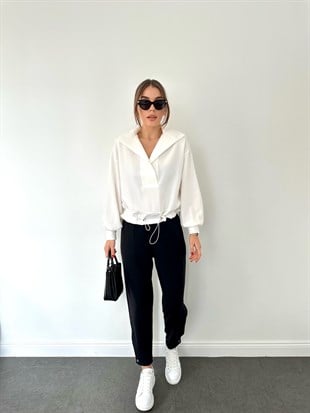 Ekru Garnili Sweat