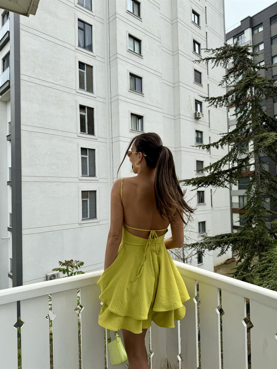 Fıstık Yeşili Tulum