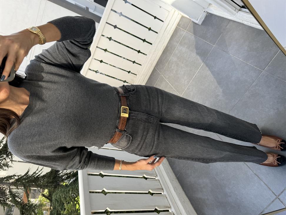 Füme Basic Bisiklet Yaka Triko