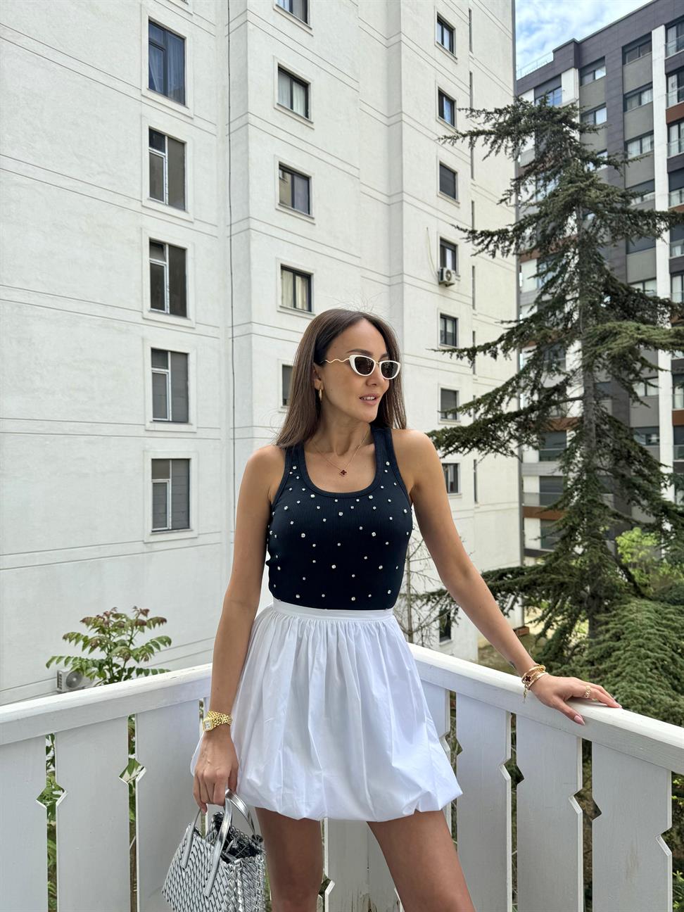 Füme Taşlı Yüzücü Atlet