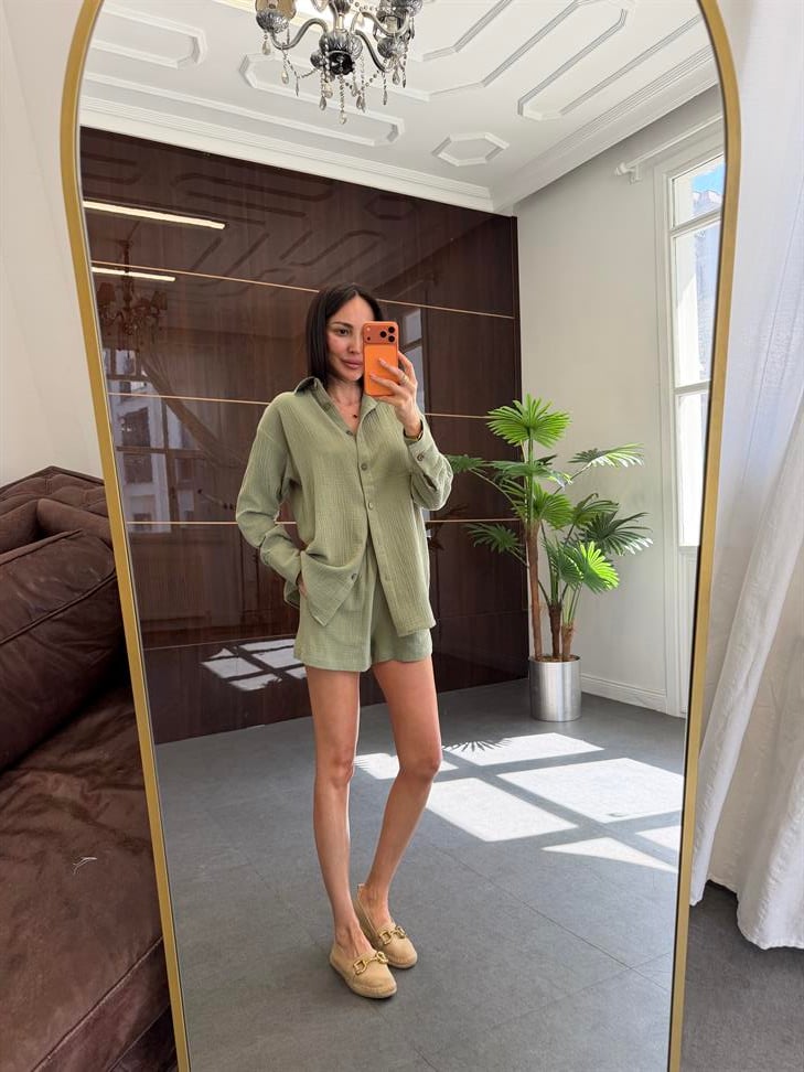 Haki Müslin Wood Takım