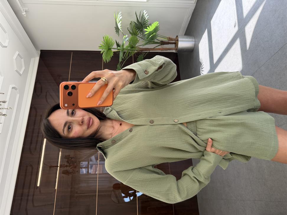 Haki Müslin Wood Takım