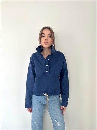 Jean Sweat Lacivert