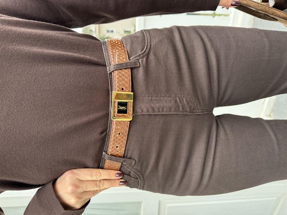 Kahve Denim Pantolon