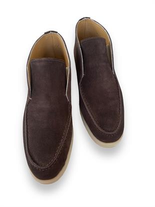 Kahve Jess Düz Taban Ayakkabı