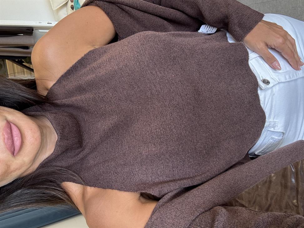 Kahve Tasarım Bluzlu Hırka