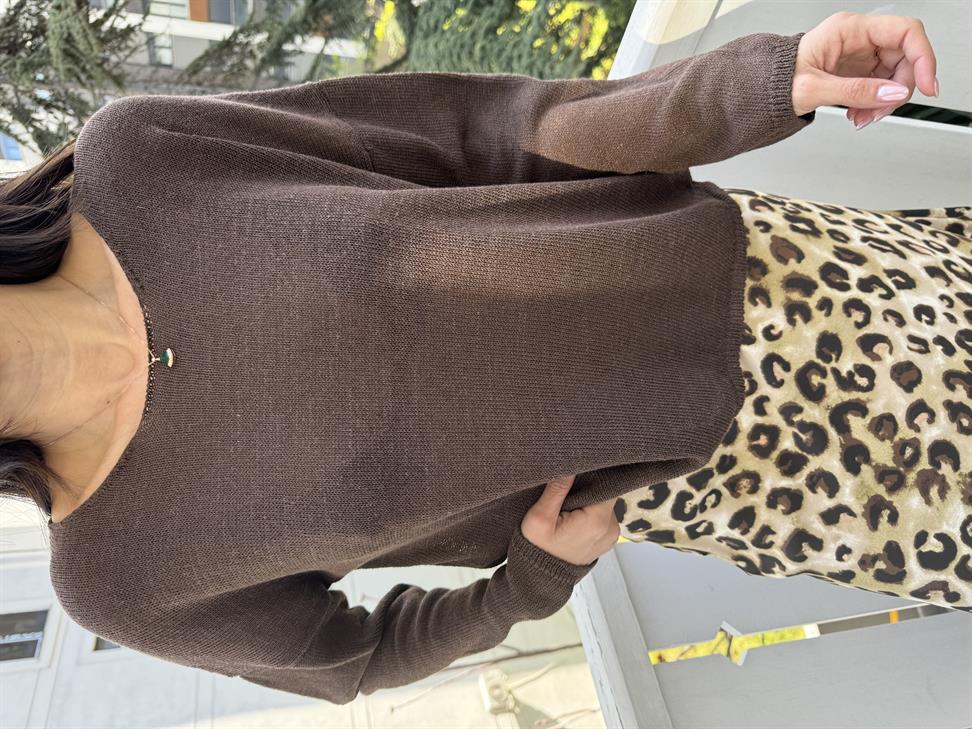 Kahve Merserize Triko