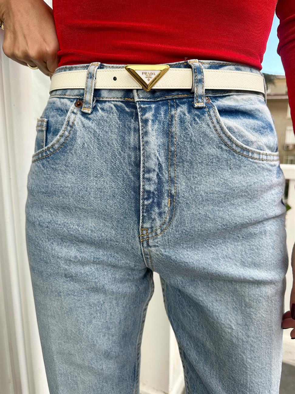 Kar Yıkama Boyfriend Jean Pantolon