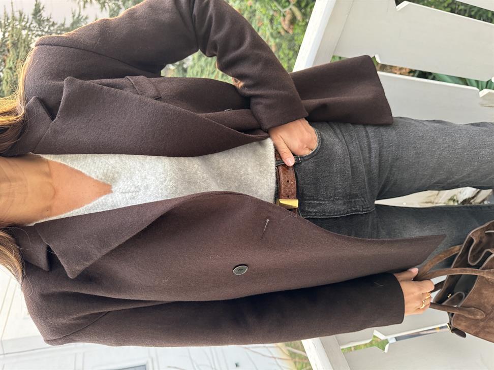 Koyu Kahve Lancaster Ceket