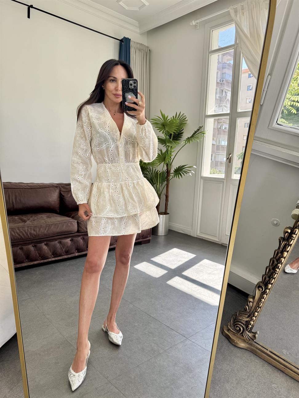 Krem Fistolu Etek Takım