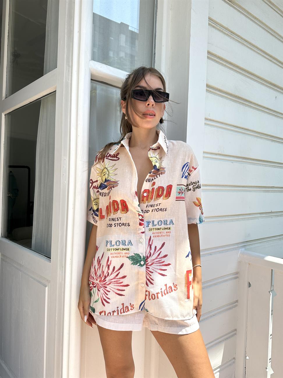 Krem Florida Kadın Takım