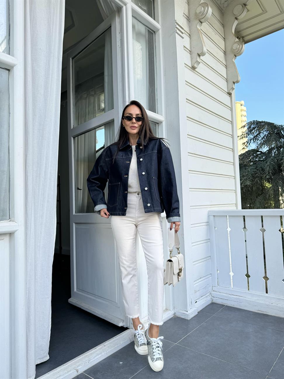 Lacivert Cepli Kot Ceket