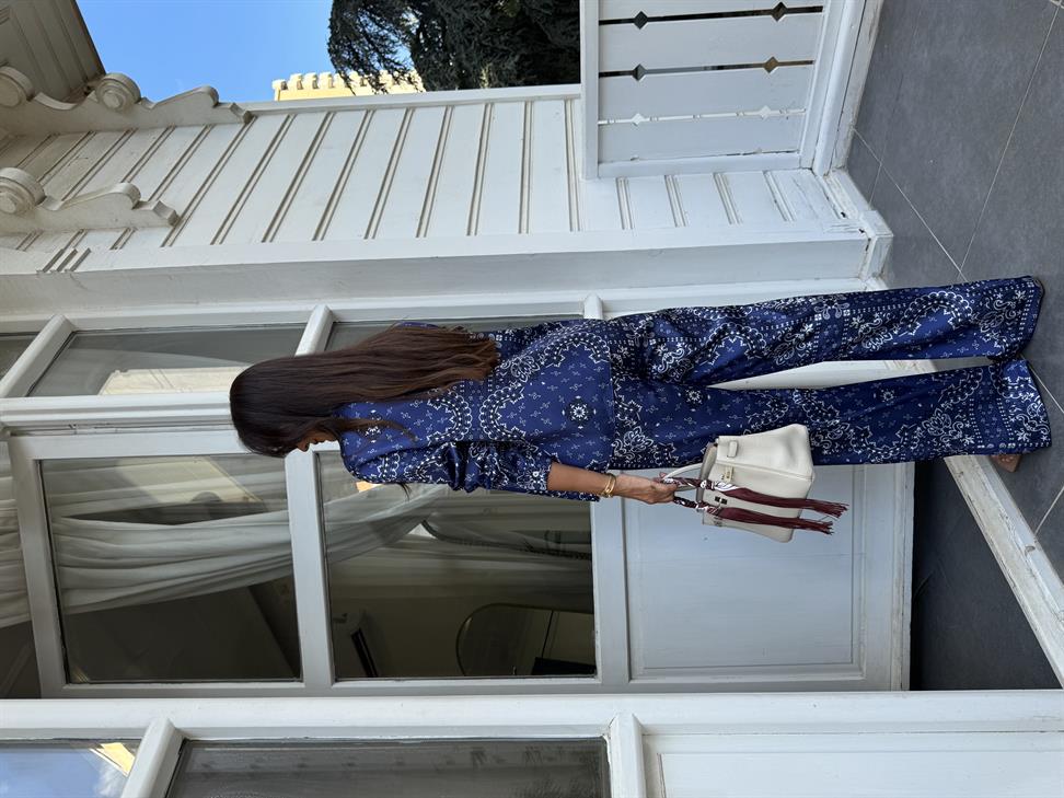 Lacivert Chester Pantolonlu Takım