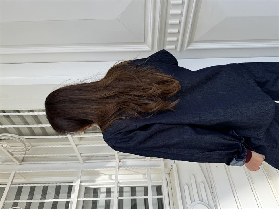 Lacivert Denim Gömlek