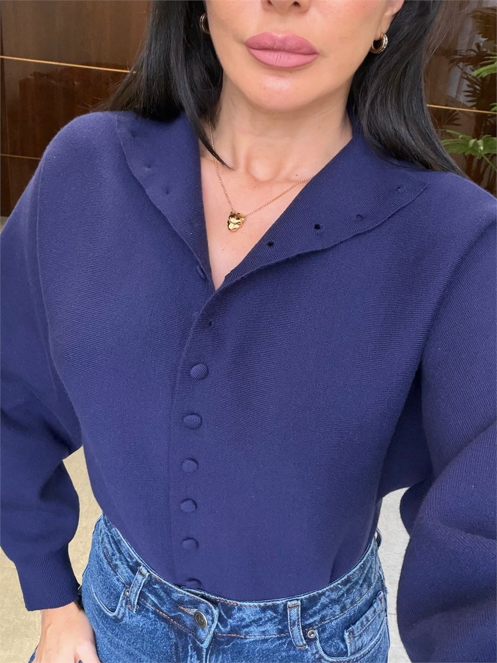 Lacivert Emma Hırka