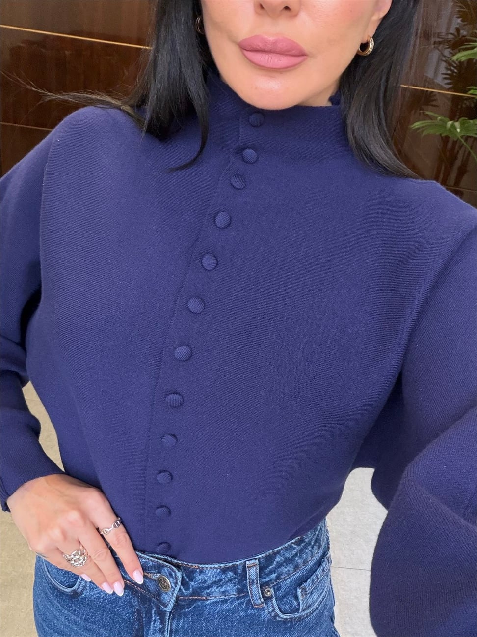 Lacivert Emma Hırka
