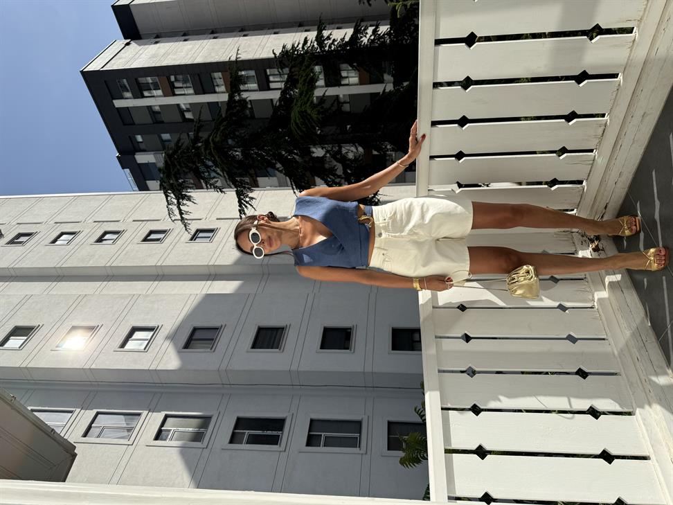 Lacivert Gold Aksesuar Tasarım Yelek