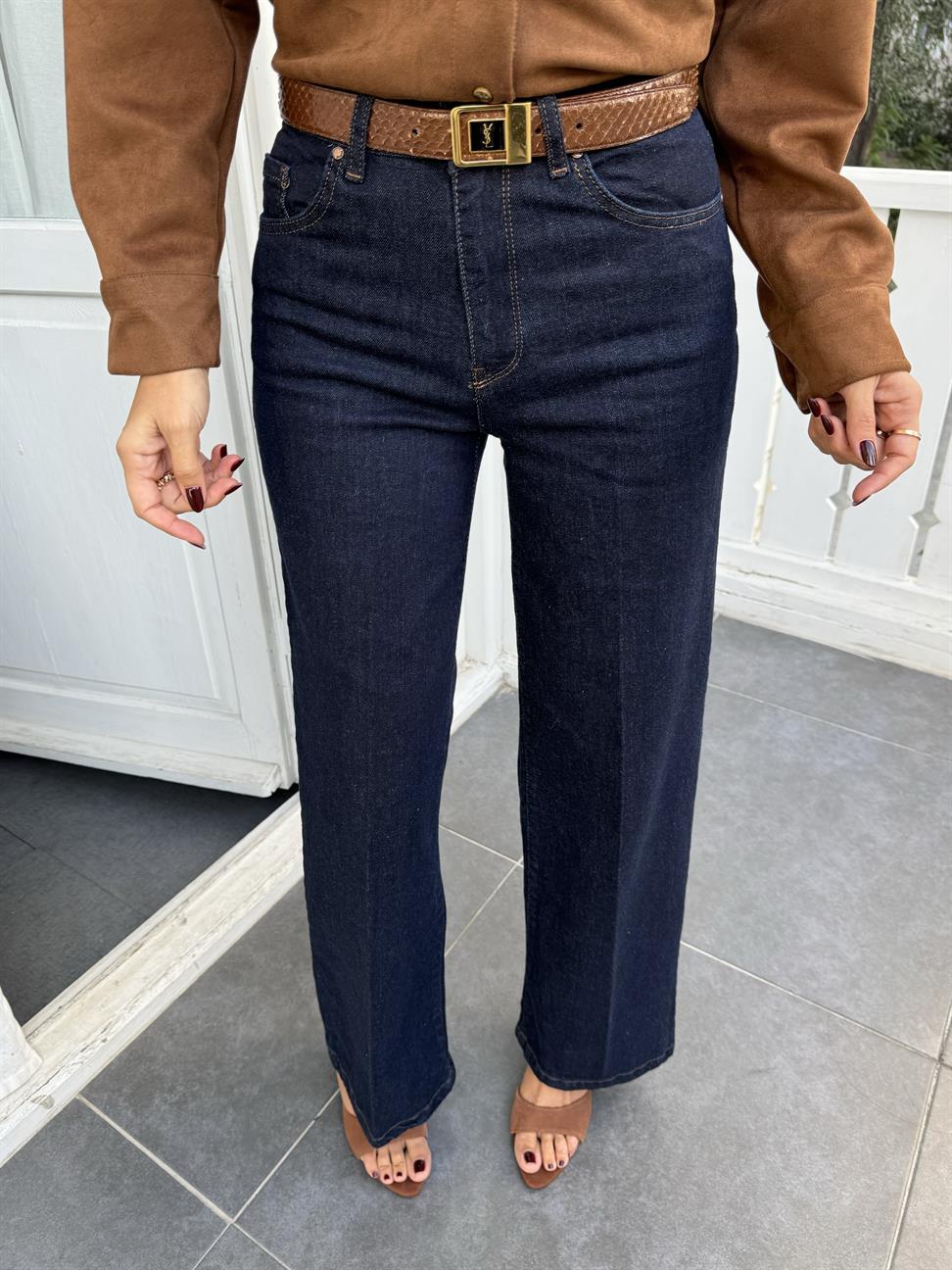 Lacivert Palazzo Jean