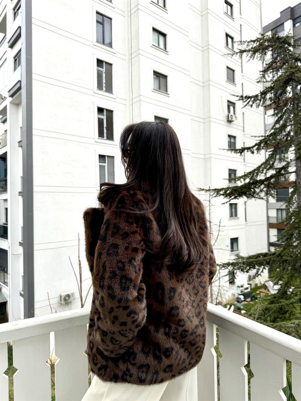 Leopar Kürk Ceket