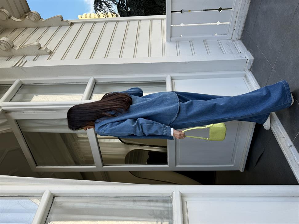 Mavi Denim Pilili Takım