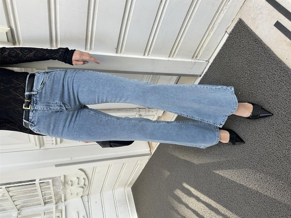 Mavi İspanyol Paça Jean