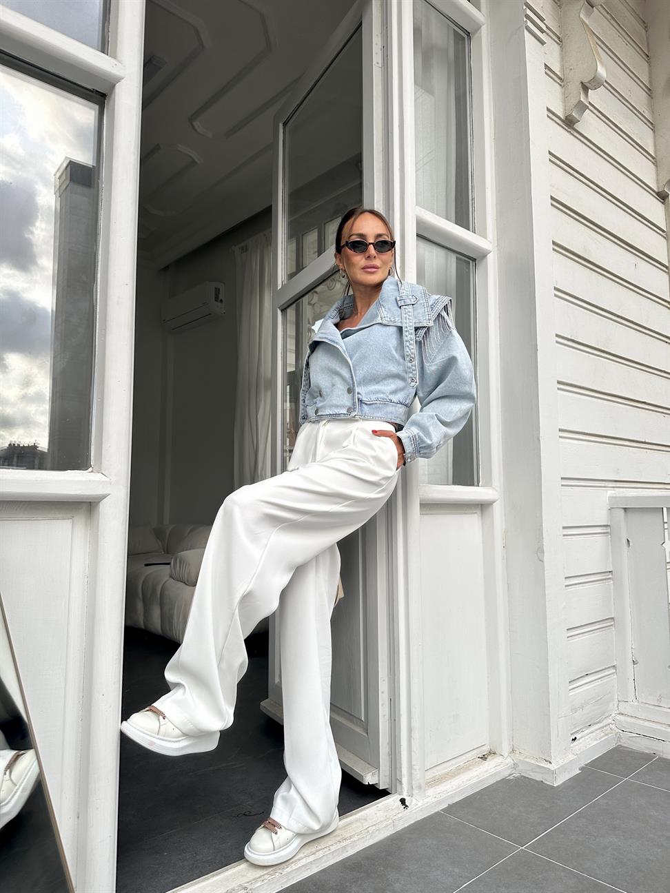 Mavi Oversize Denim Ceket