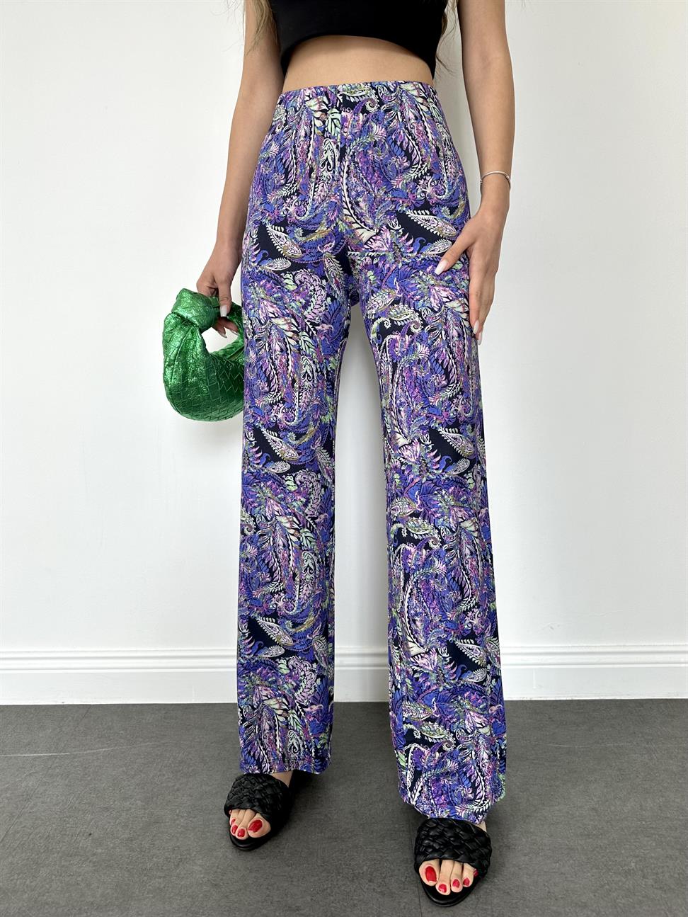 Mor Basic Salaş Pantolon