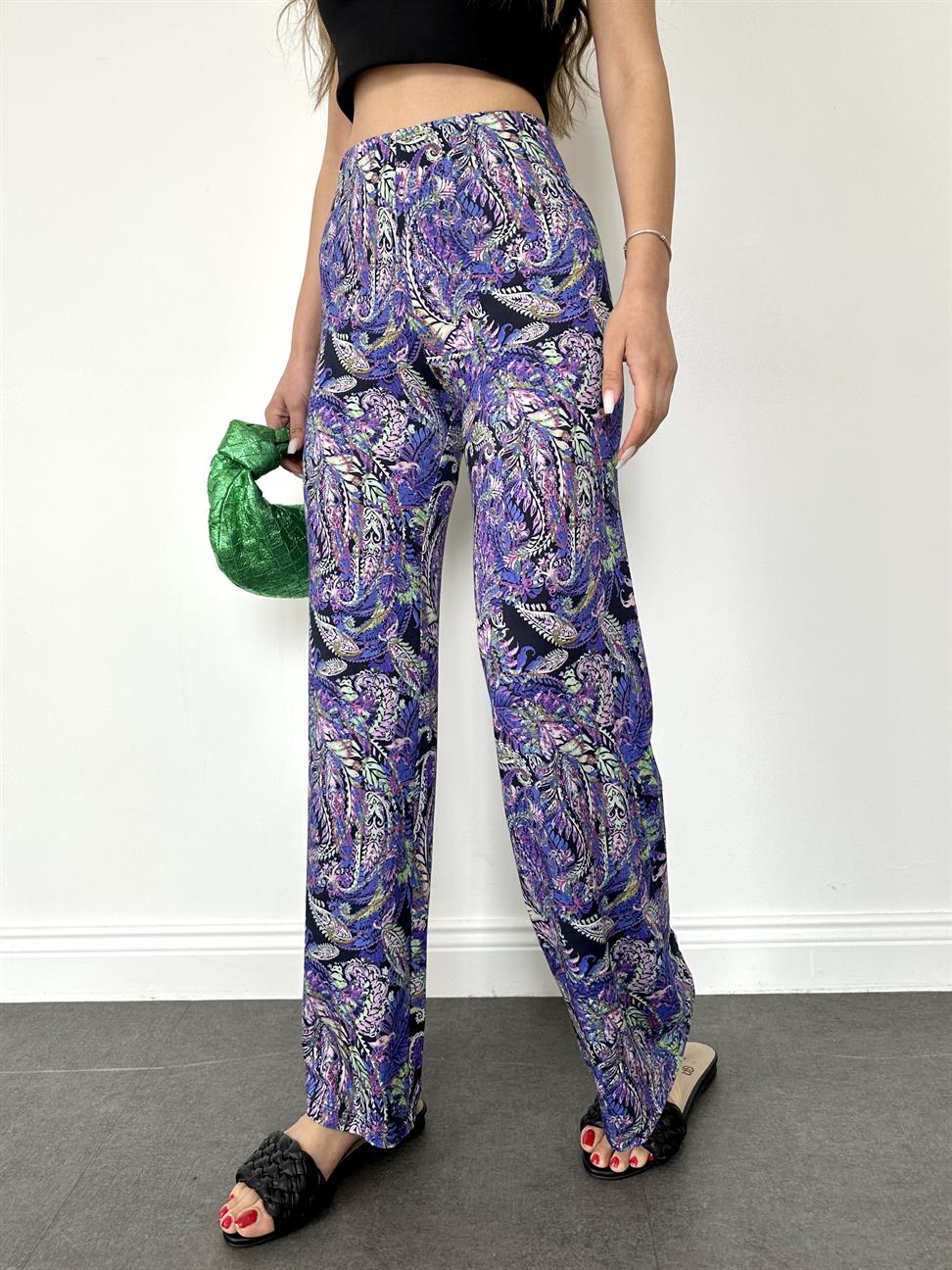 Mor Basic Salaş Pantolon