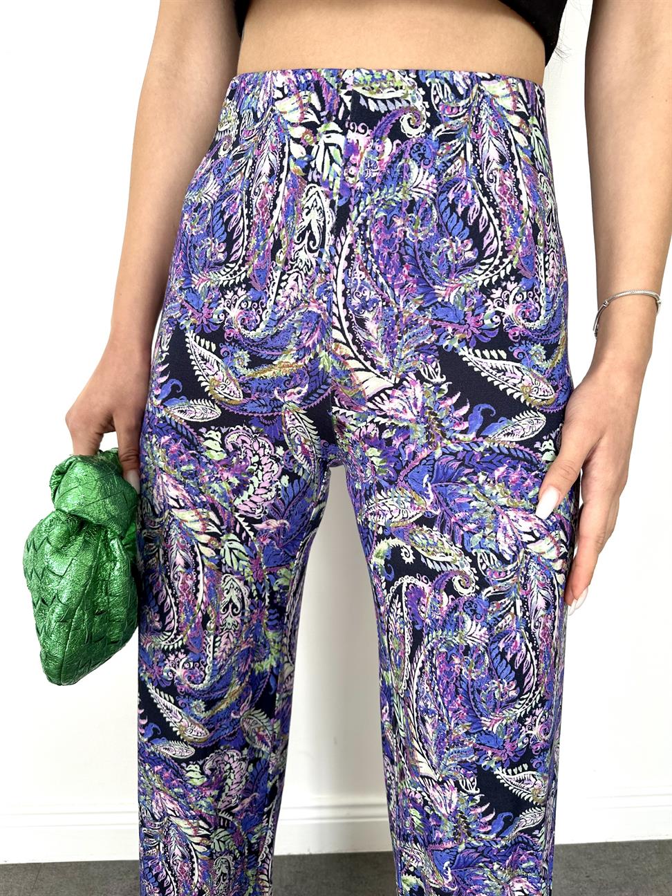 Mor Basic Salaş Pantolon