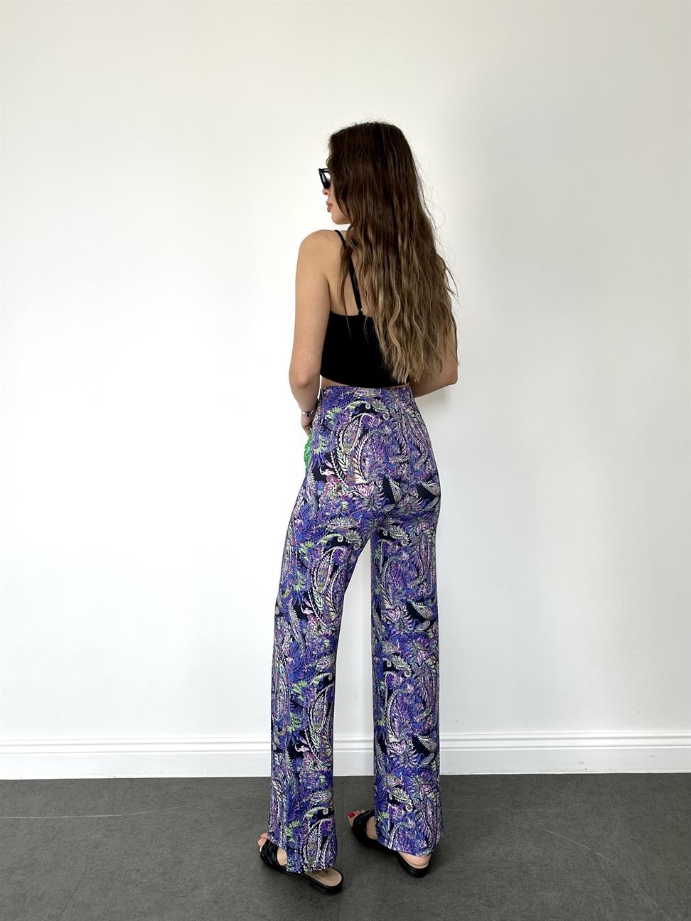 Mor Basic Salaş Pantolon