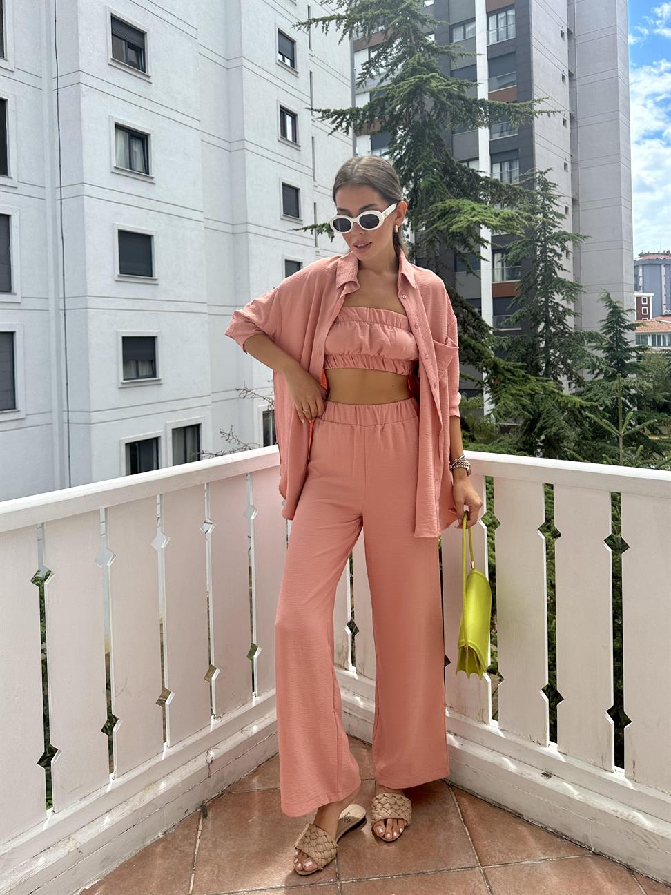 Pudra Büstiyerli Kadın Takım