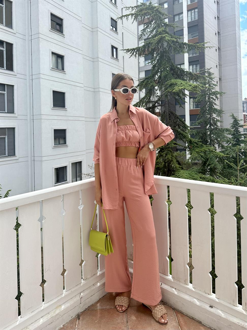 Pudra Büstiyerli Kadın Takım