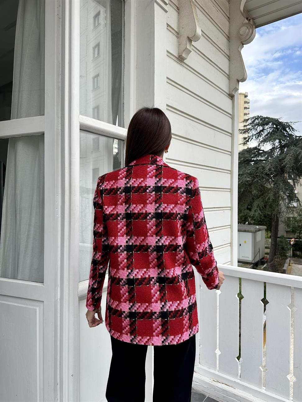 Renkli Blazer Ceket