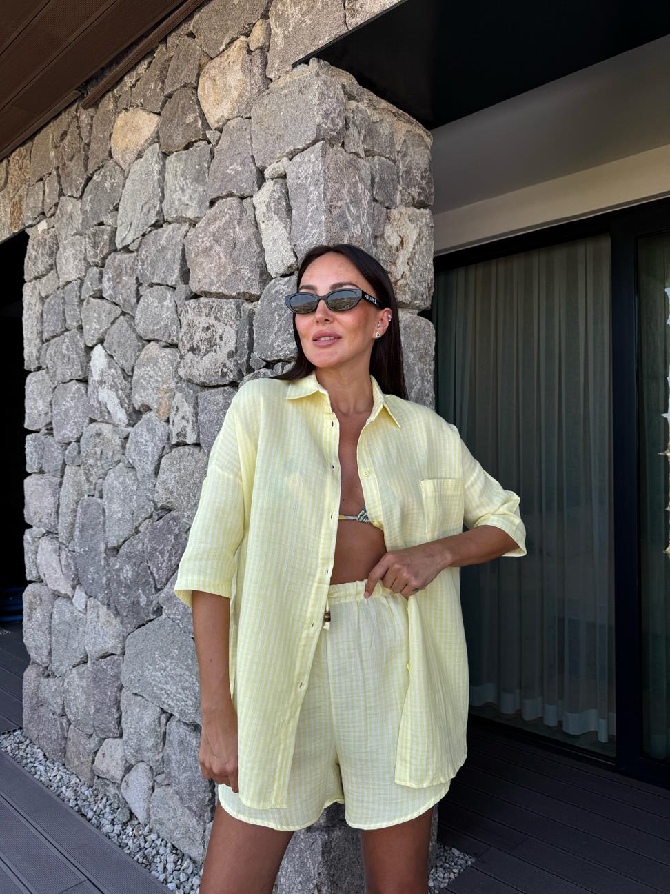 Sarı Müslin İkili Takım