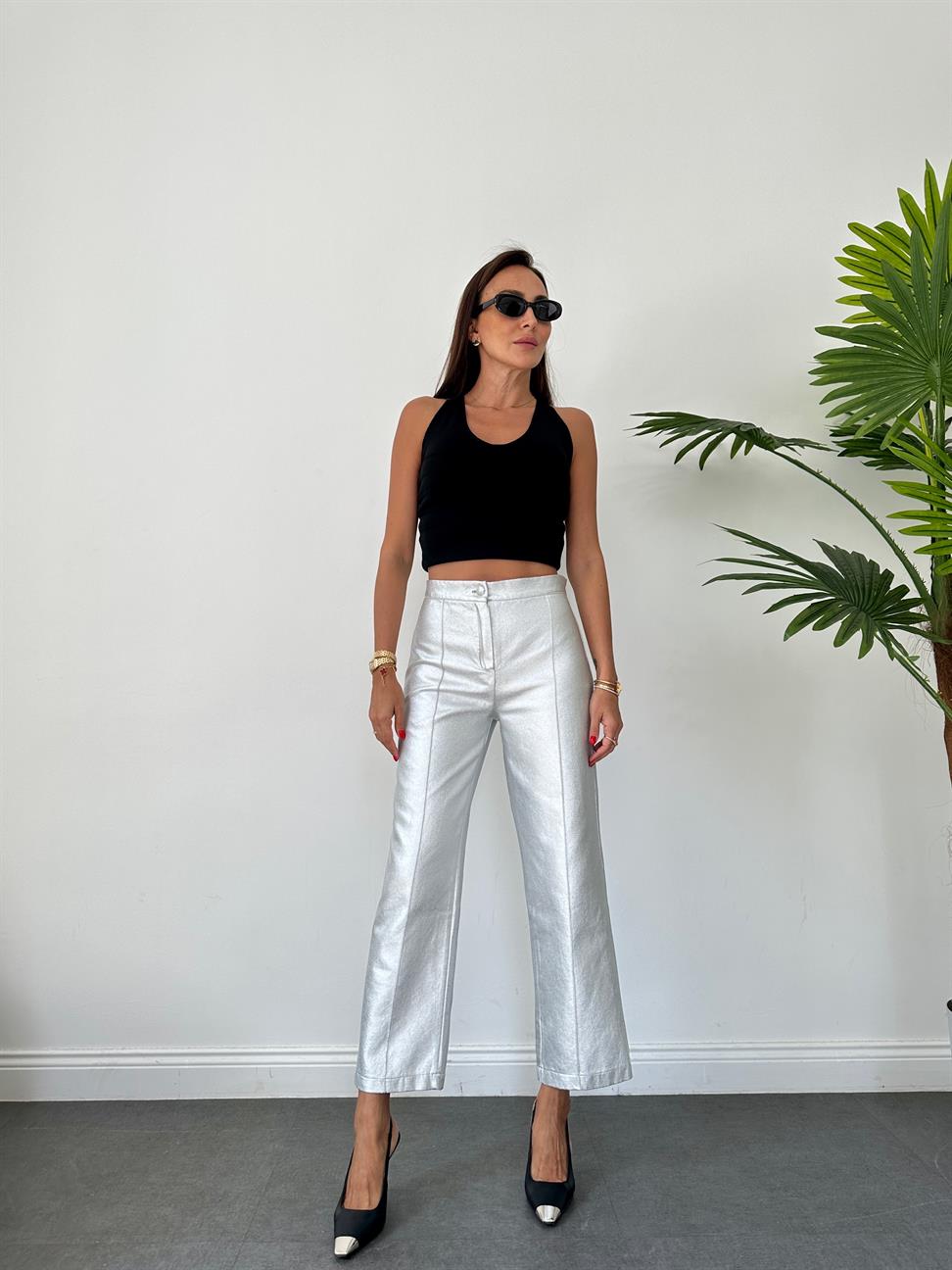 Silver Önü Dikişli Jean Pantolon