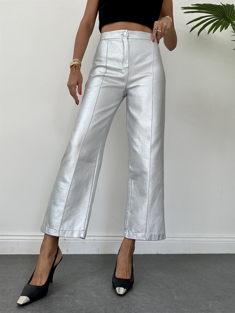 Silver Önü Dikişli Jean Pantolon