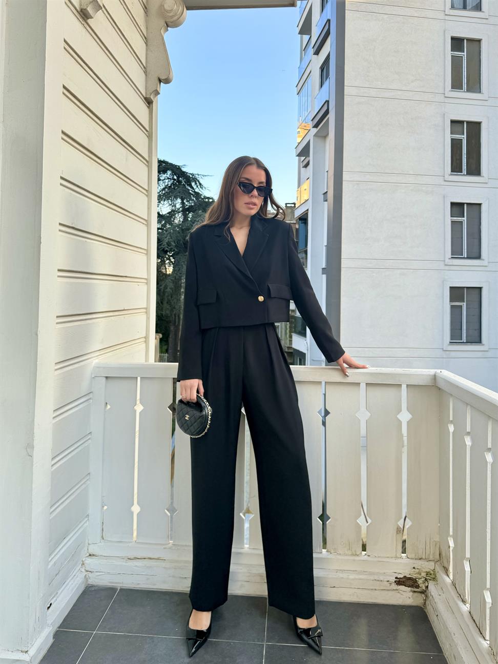 Siyah Ceket Pantolon Takım